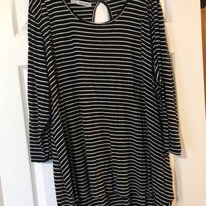 Black and white striped shirt